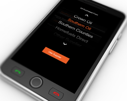 check-my-tank UX scroll menu