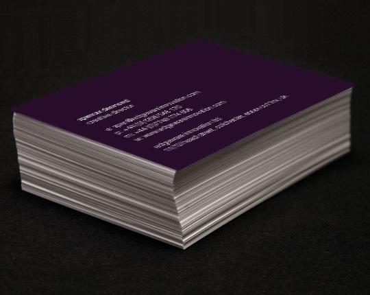 edgeware business card design