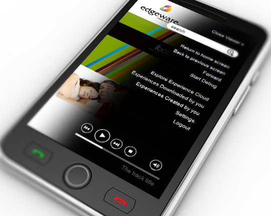 edgeware everyware popup menu
