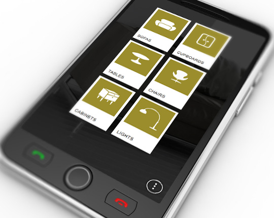 furniture mobile ux design