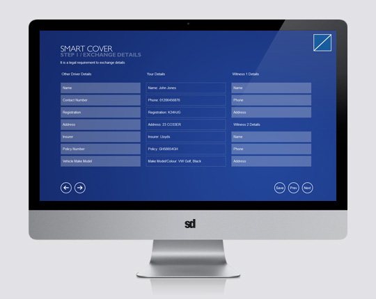 Claim UX record driver details