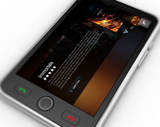 movies UX - movie details design
