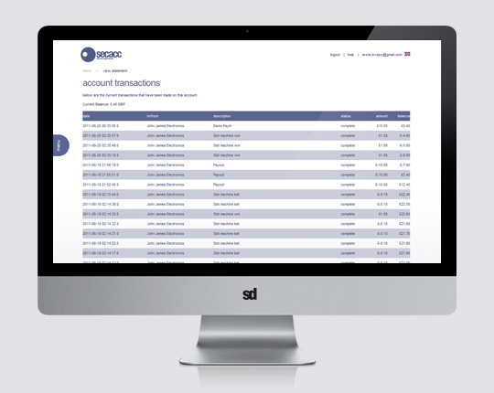 secac UX transaction list