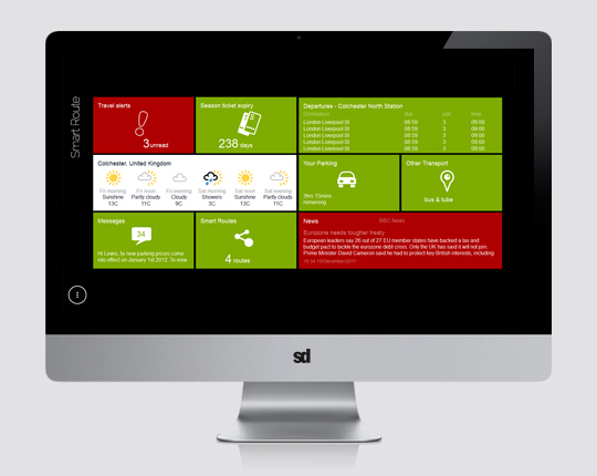 smartroute UX dashboard