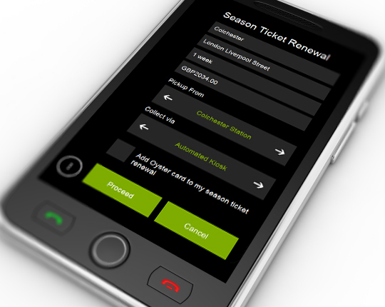 smartroute UX season ticket renewal form