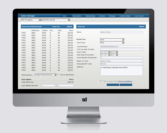 ticketing application UX design - ticket sales